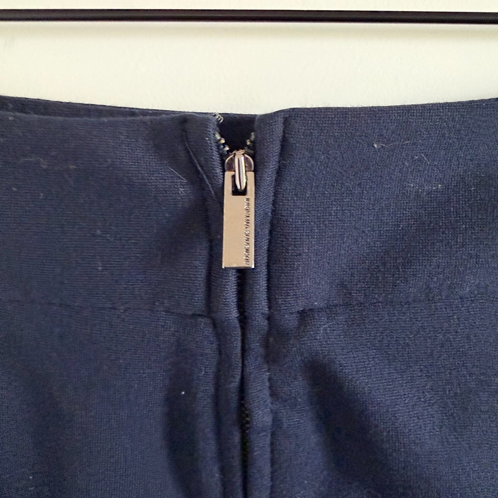Adrienne Vittadini Dark Blue A-Line Skirt - Picture 3 of 5